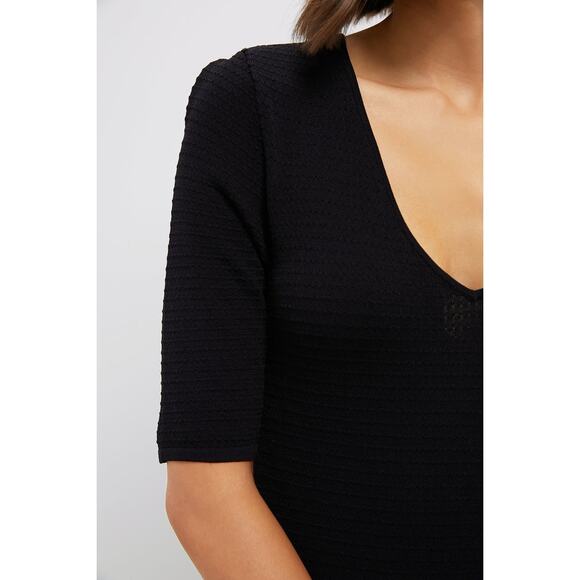 POMANDER PLACE Black Clara Dress Size M NWT Retail $148 Tuckernuck - Picture 6 of 8